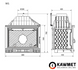 Каминная топка KAWMET W1 Feniks (18 kW)  KAWMET W1 Feniks   фото 4