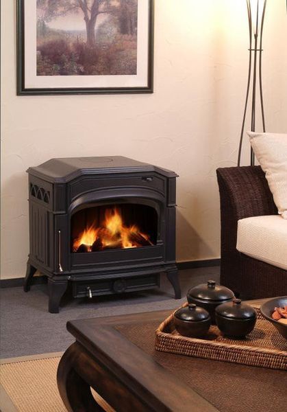 Чавунна мульти піч Dovre 750 GM/E6 коричнева майоліка емаль - 9 кВт 750 GM/E6 эмаль фото