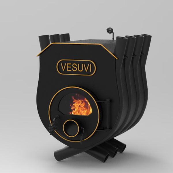 Калориферна піч «Vesuvi» «02» з варильної поверхнею і скло або перфорація «VESUVI» «02» ВС фото