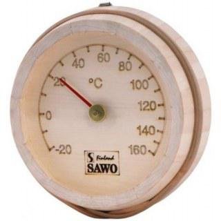 Термометр для бани SAWO 175 T круглый 20322 фото