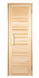 Двері дерев’яні для сауни і лазні Tesli Глуха Зебра 1900 х 700 11625 фото 1
