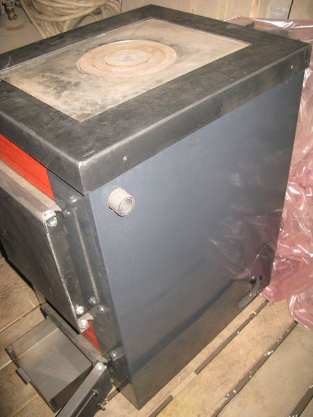Отопительная печь булерьян c подставкой 00 - 125 м3 булер с варочной поверхно фото